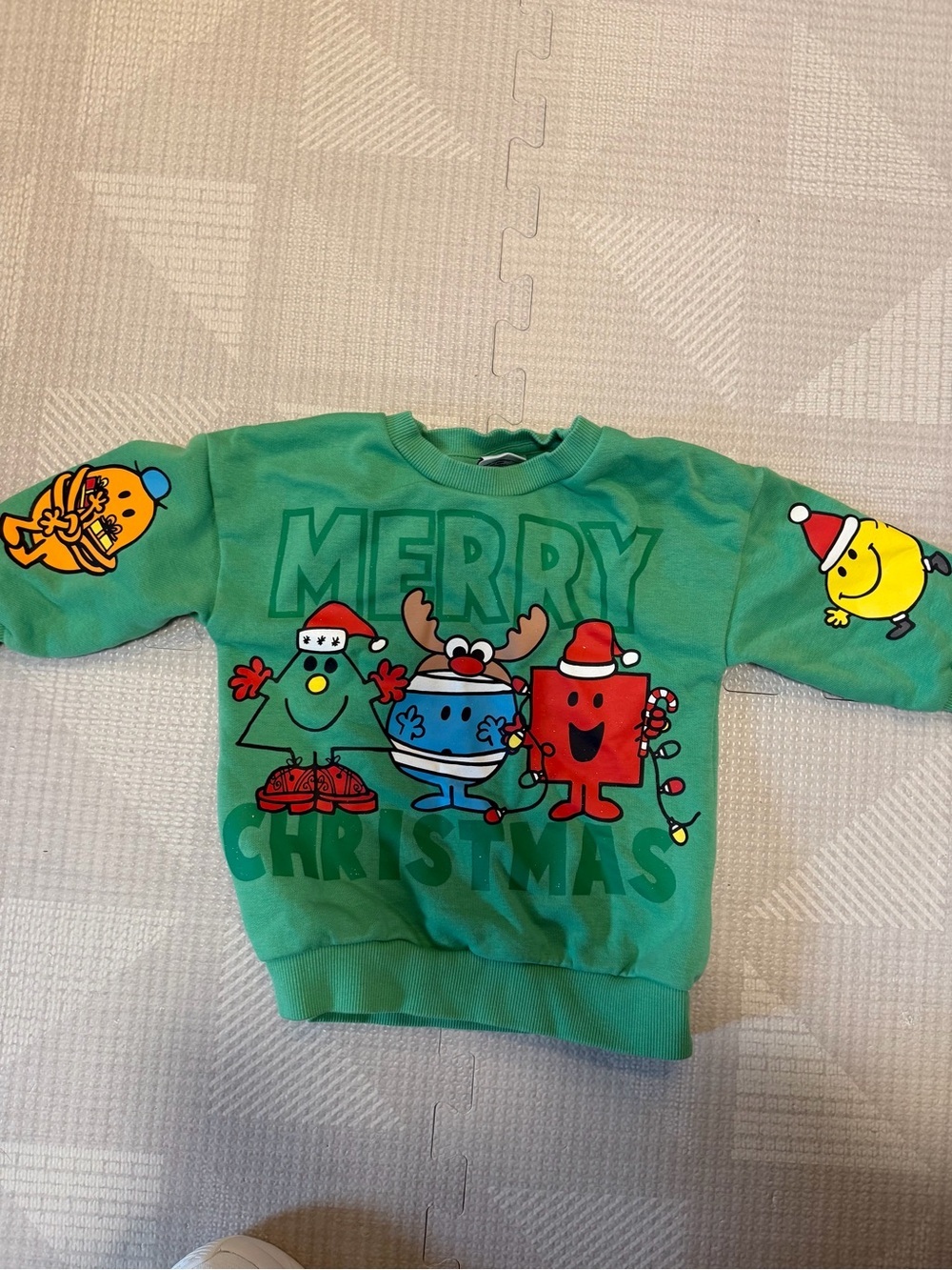 Next Direct Green Kids Christmas Character Sweatshirt